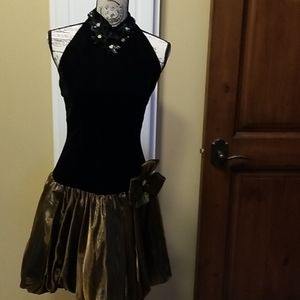 Black Velvet Cocktail dress.. This dress is fun!